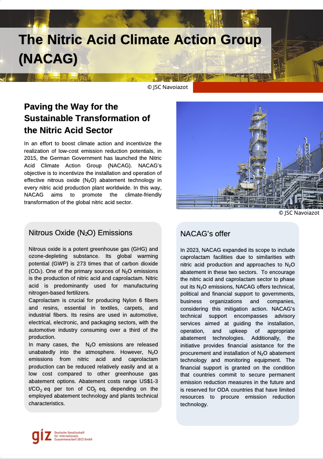 NACAG Factsheet Cover